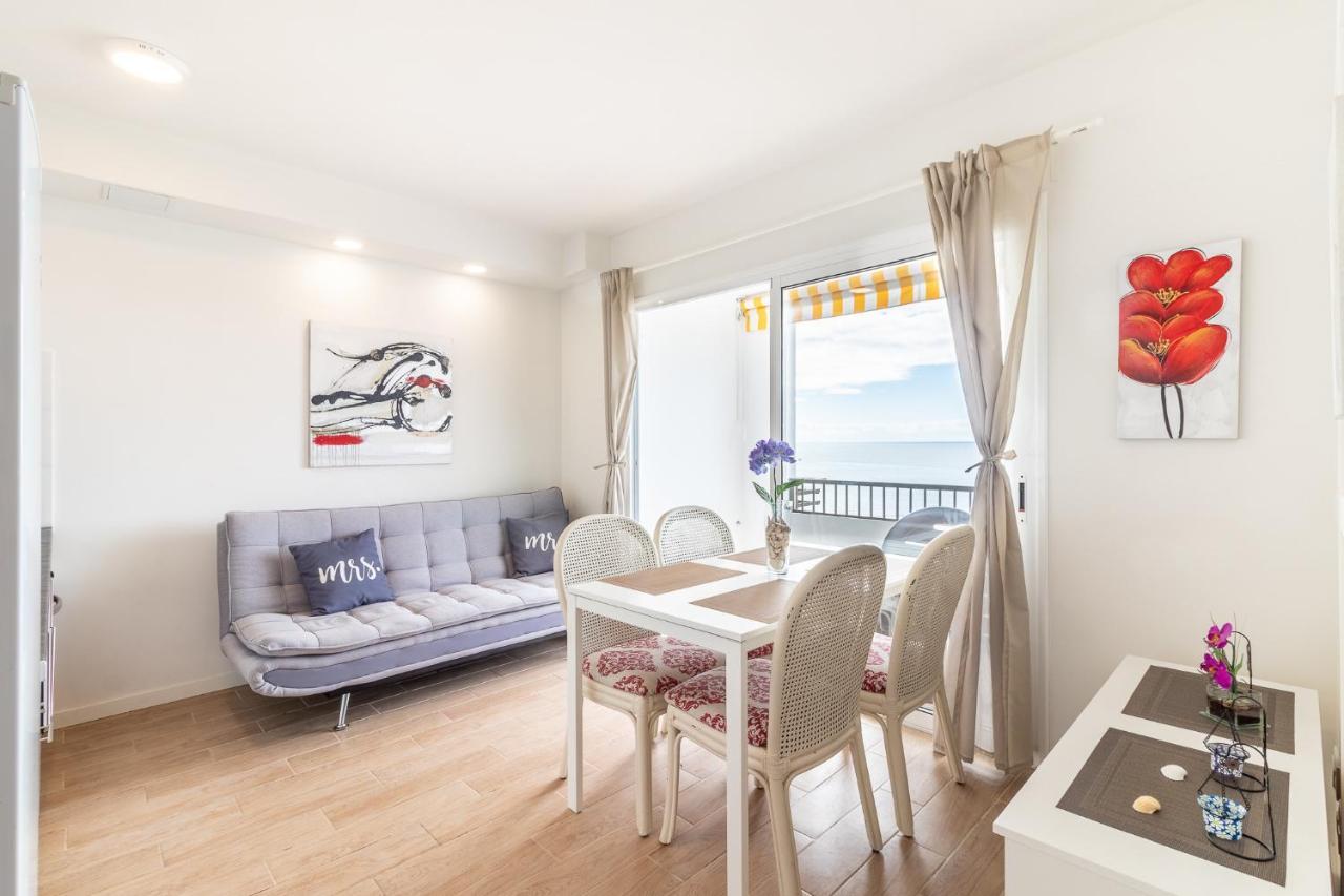 Flatguest Danubio + Sea View + Pool + Beach Mogan Luaran gambar