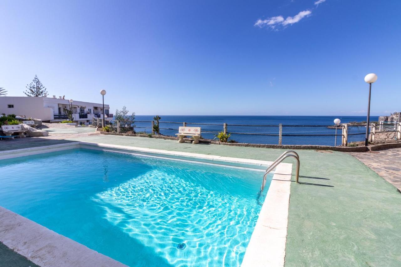 Flatguest Danubio + Sea View + Pool + Beach Mogan Luaran gambar